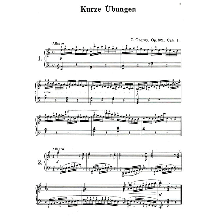 【全譯版】徹爾尼八小節練習曲 作品821