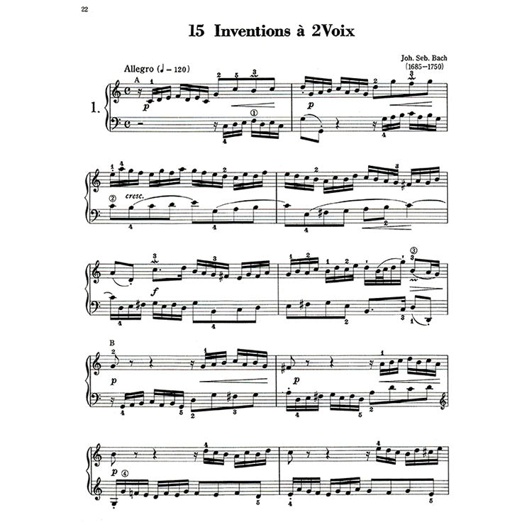 【全譯版】巴哈 創意曲 徹爾尼版