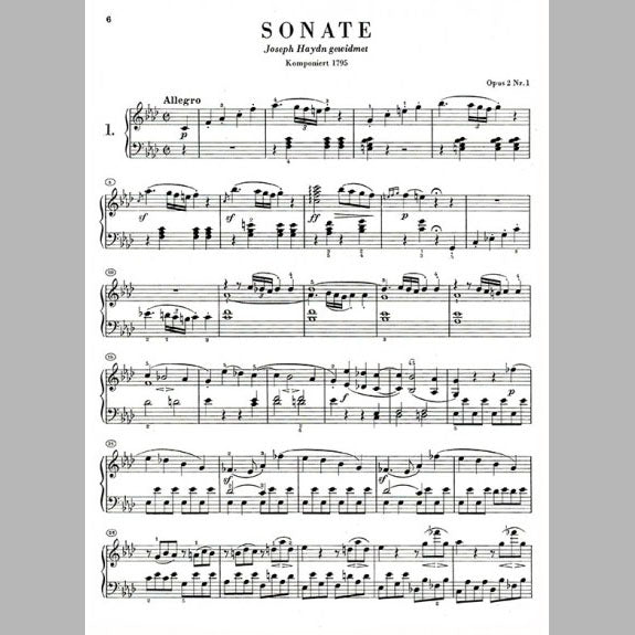 貝多芬 【原典版】奏鳴曲 第一冊