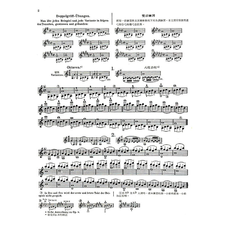 賽夫西克 雙音預備練習 作品9