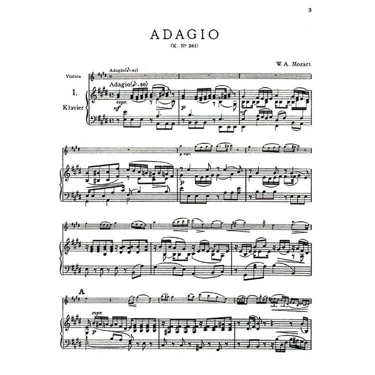 莫札特 慢板與輪旋曲 作品261