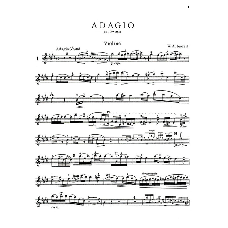 莫札特 慢板與輪旋曲 作品261