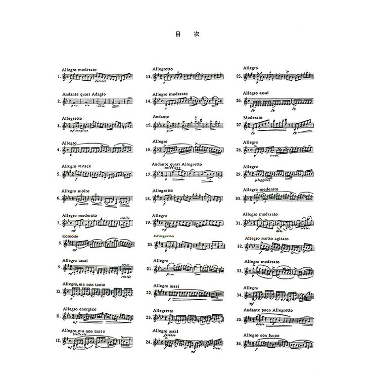 凱撒 練習曲 作品20