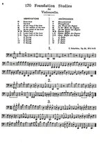舒羅德 170首大提琴基礎練習曲 1