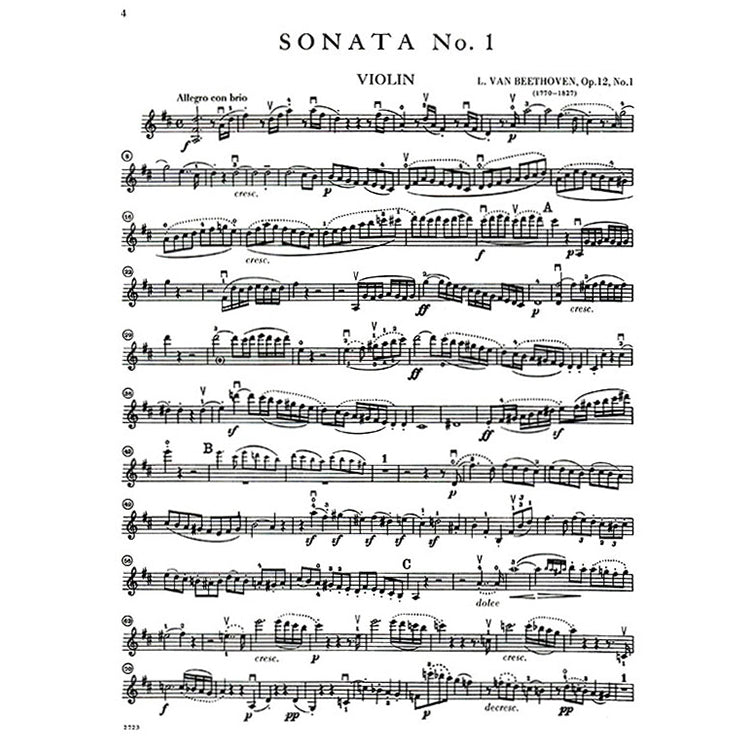 貝多芬 小提琴奏鳴曲集