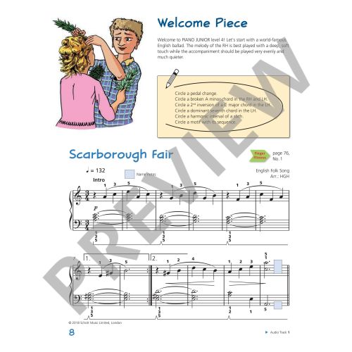 Piano Junior: Lesson Book 4