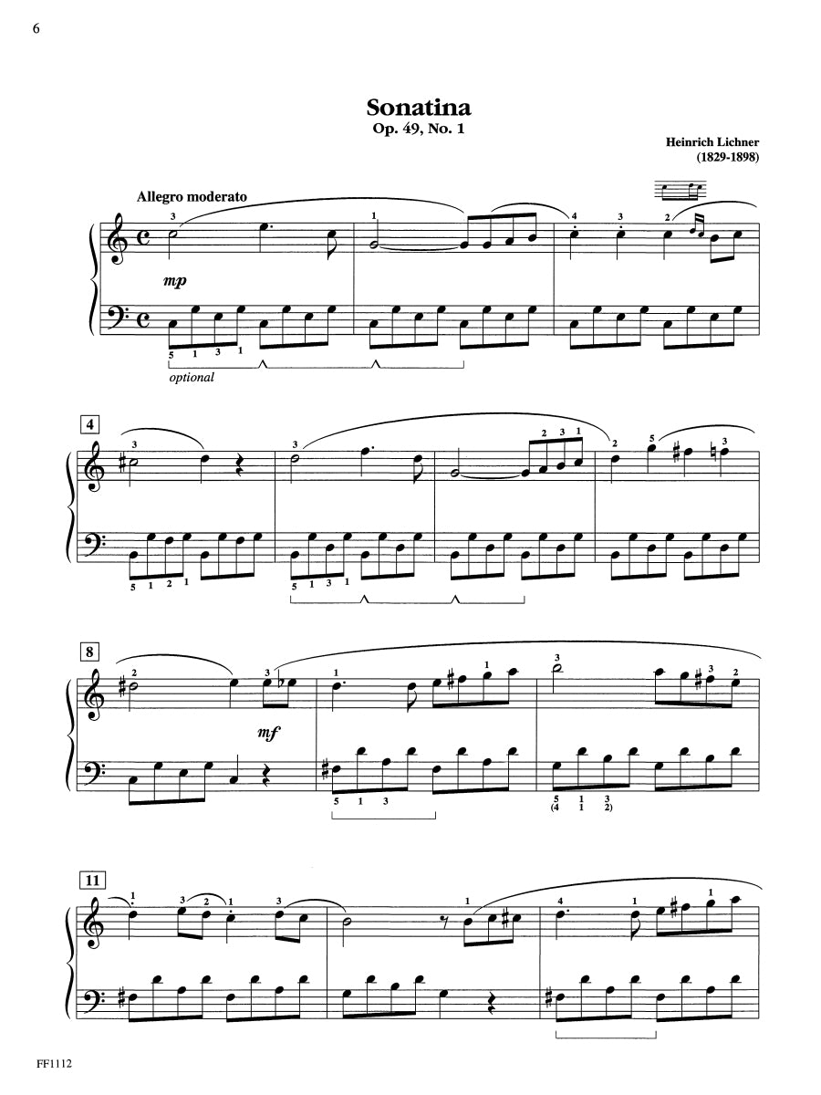 Piano Sonatinas Developing Artist Original Keyboard Classics Book 3