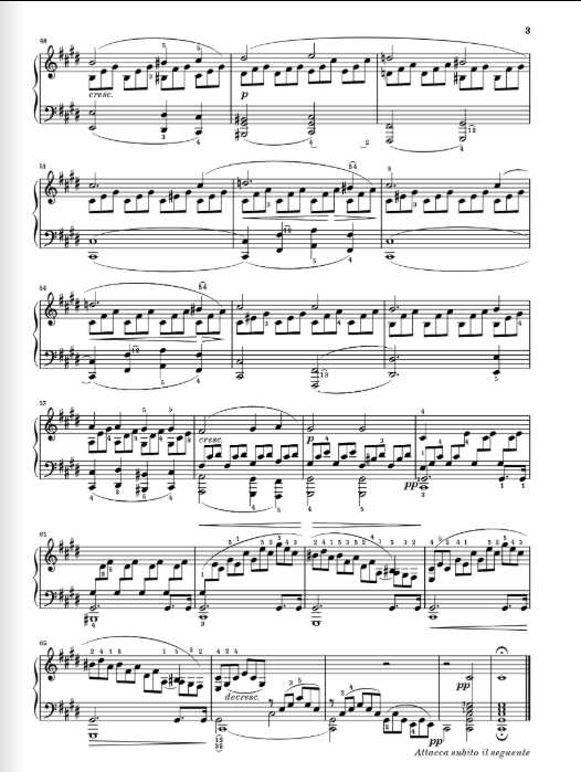 Beethoven Piano Sonata no. 14 c sharp minor op. 27 no. 2 (Moonlight)