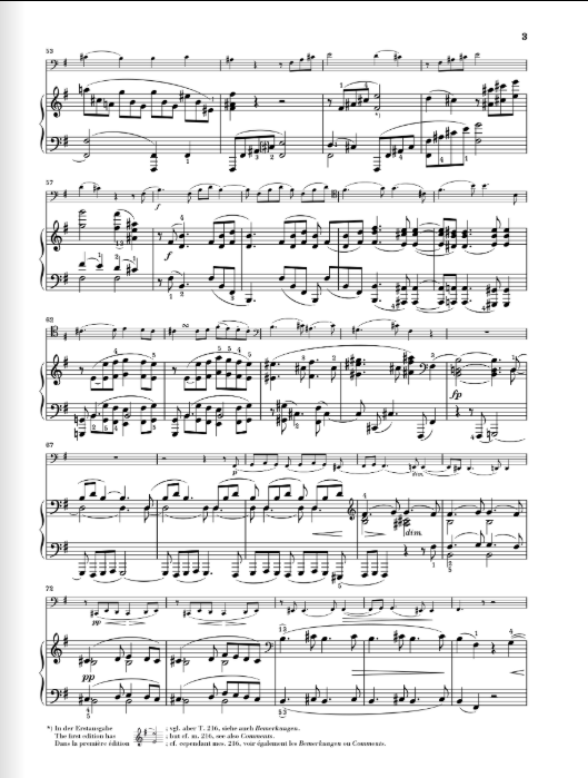 Brahms Violoncello Sonata e minor op. 38