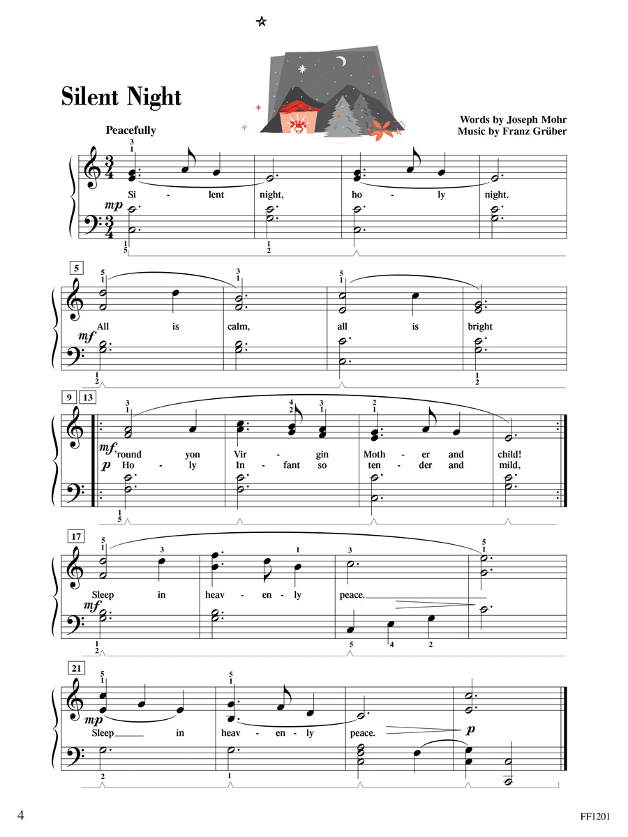 Piano Adventures Christmas Book Level 3B