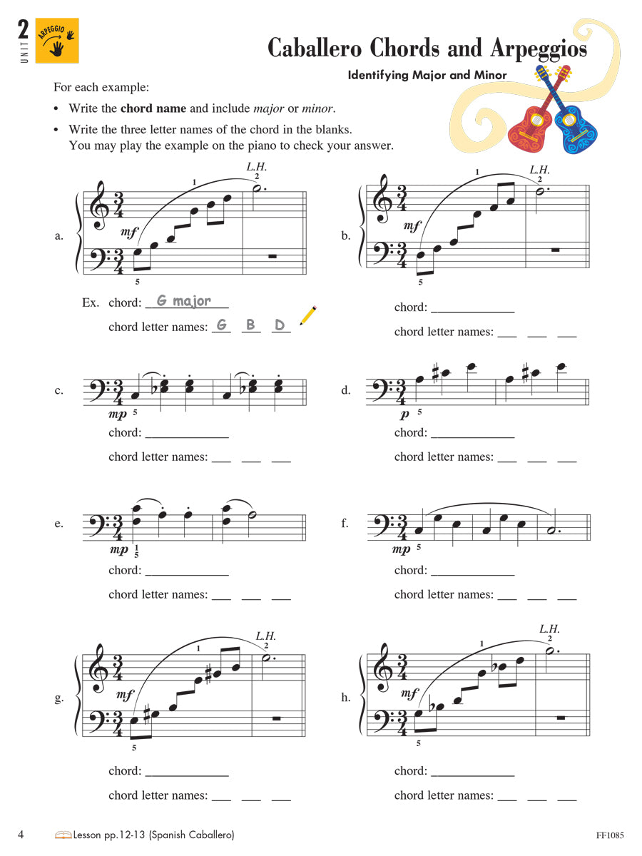 Piano Adventures Theory Book Level 2B