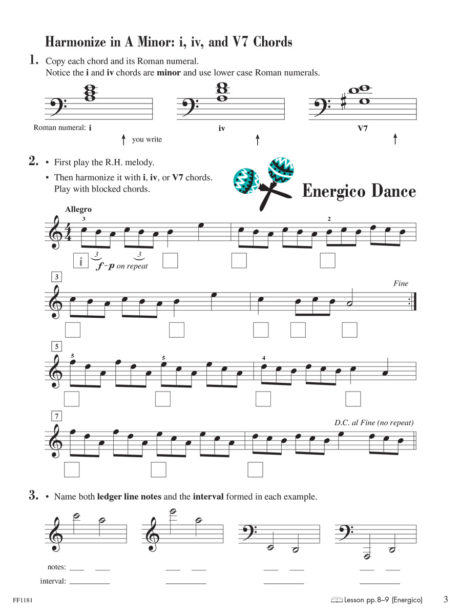 Piano Adventures Theory Book Level 3B