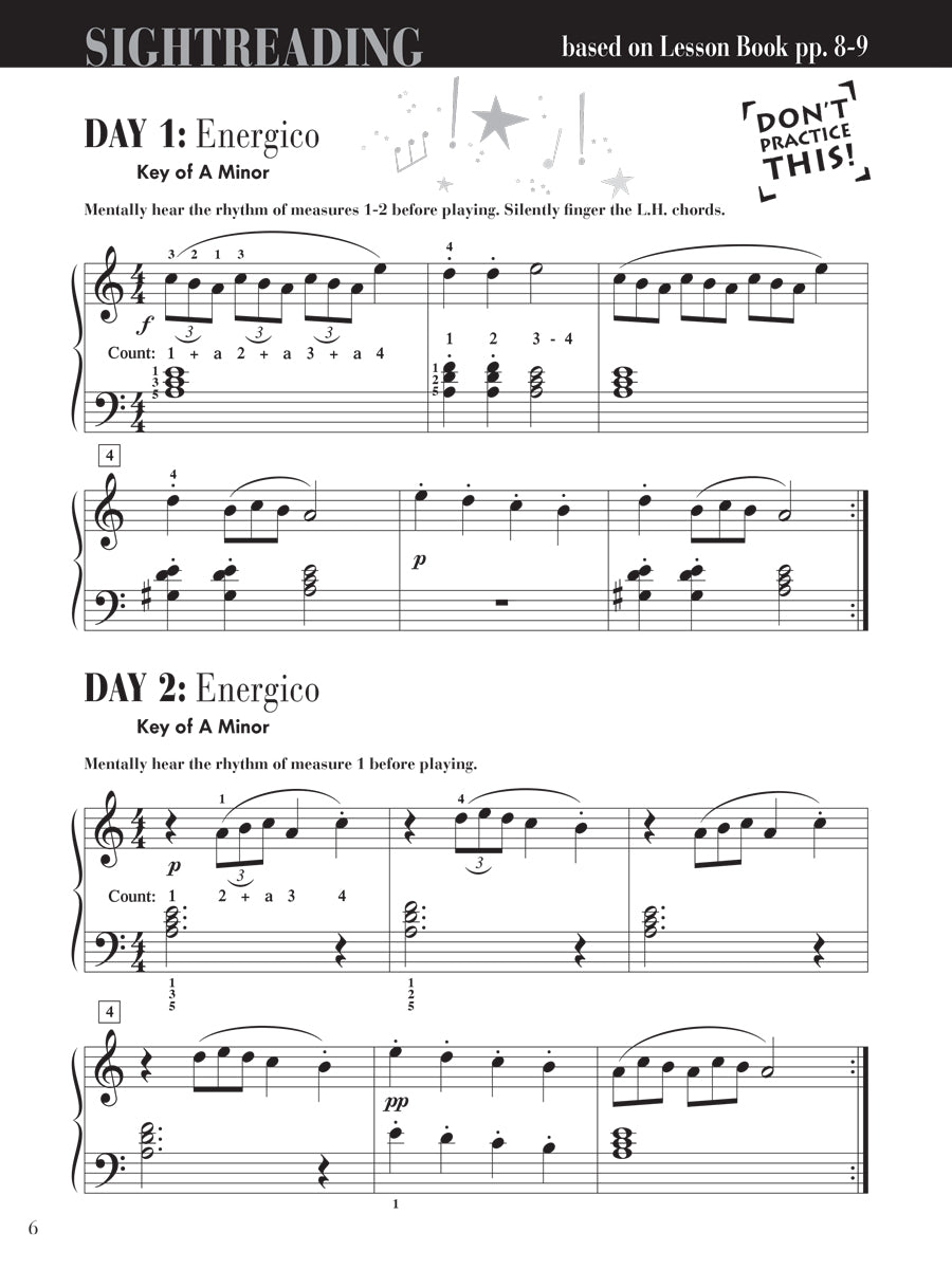 Piano Adventures Sightreading Level 3B