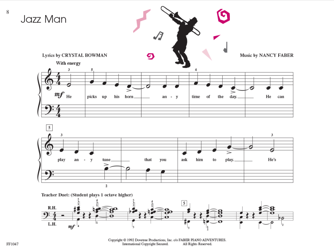 PreTime Piano JAZZ & BLUES Primer Level