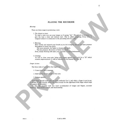 The Trapp Family Recorder Method Vol. 1
