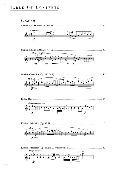 Piano Sonatinas Developing Artist Original Keyboard Classics Book 4