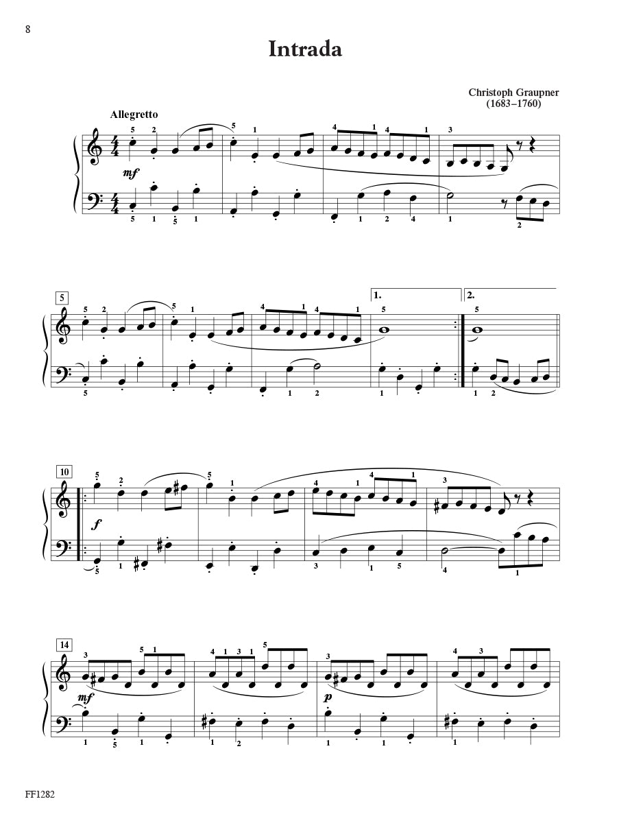 Piano Literature Developing Artist Original Keyboard Classics Book 4