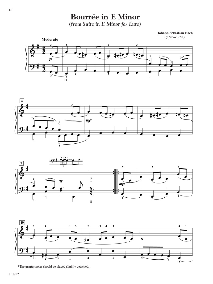 Piano Literature Developing Artist Original Keyboard Classics Book 4