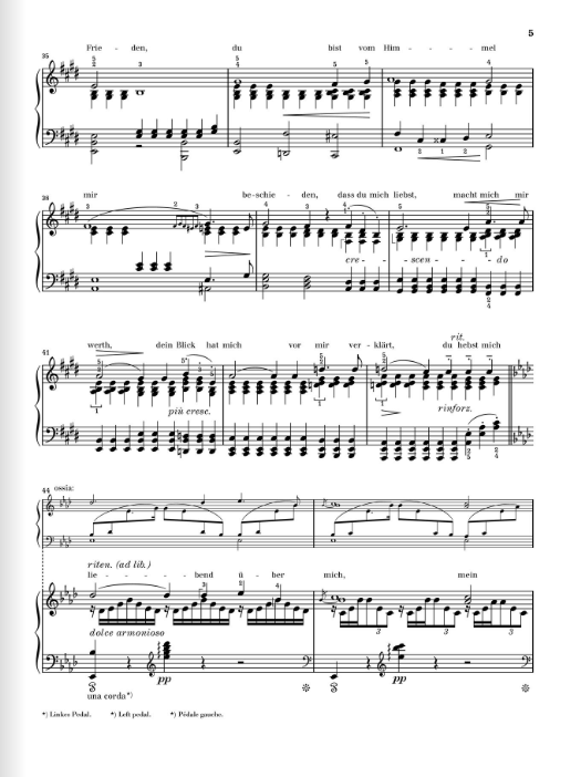 Liszt Love Song (Dedication) from Myrthen op. 25