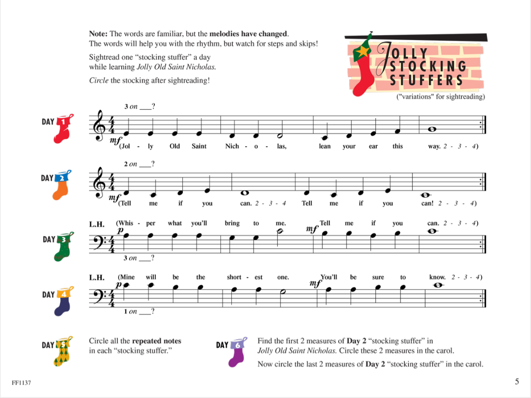Piano Adventures Christmas Book Primer Level