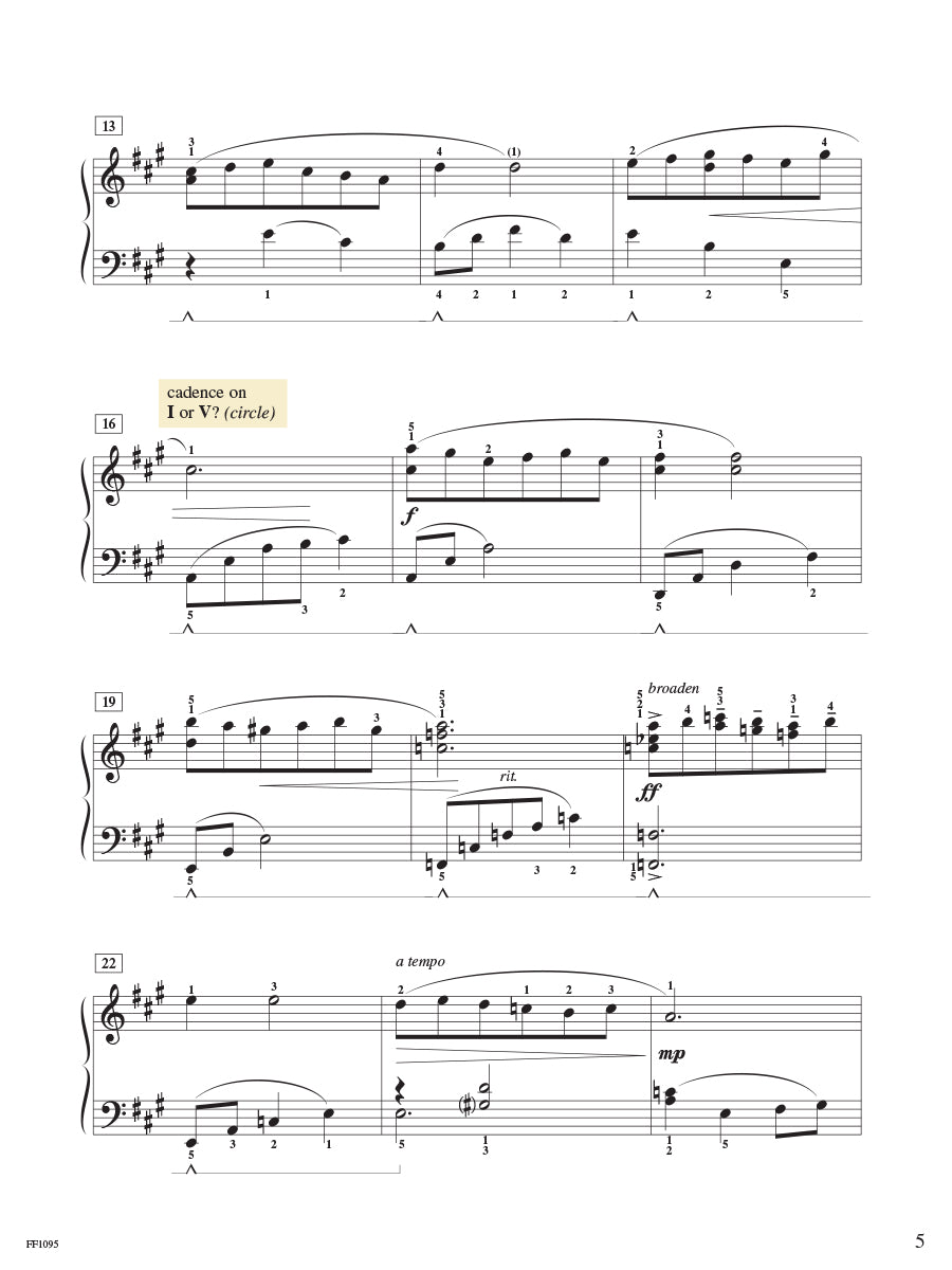 Piano Adventures Performance Book Level 5
