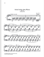 Mendelssohn Bartholdy Piano works, Volume III - Songs without Words