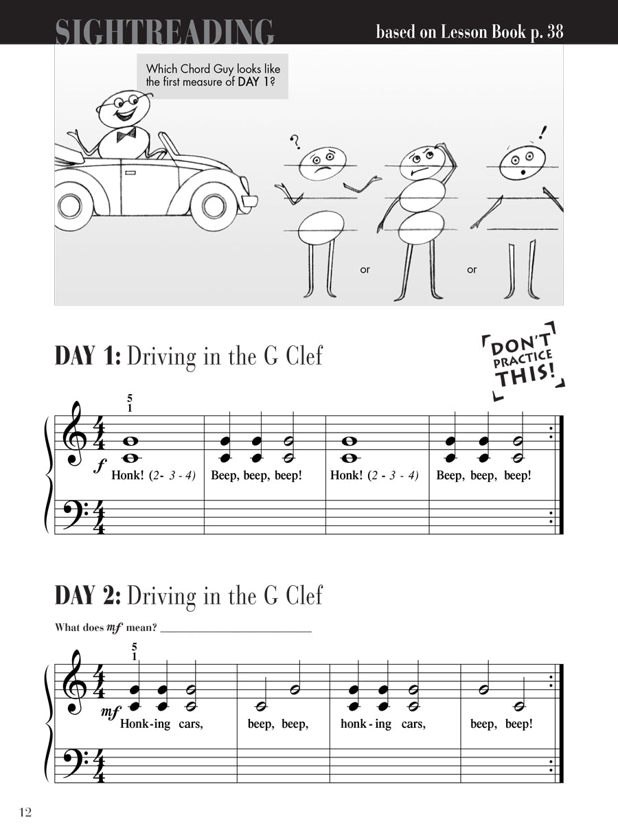 Piano Adventures Sightreading Primer Level