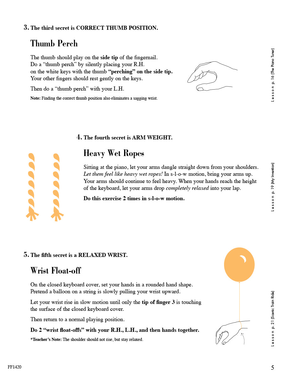 ACCELERATED PIANO ADVENTURES Tech Book 1