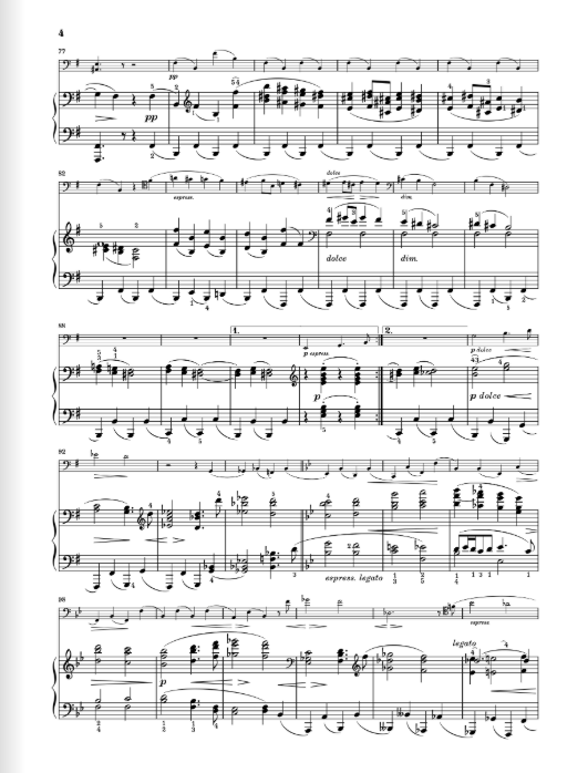 Brahms Violoncello Sonata e minor op. 38