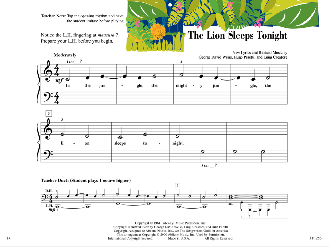 Piano Adventures Popular Repertoire Primer Level