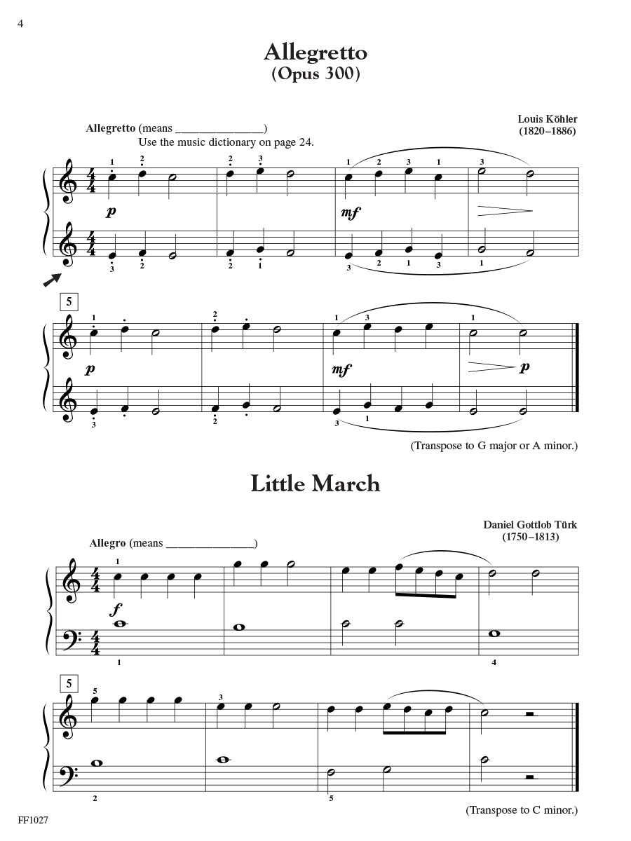 Preparatory Piano Literature Developing Artist Original Keyboard Classics