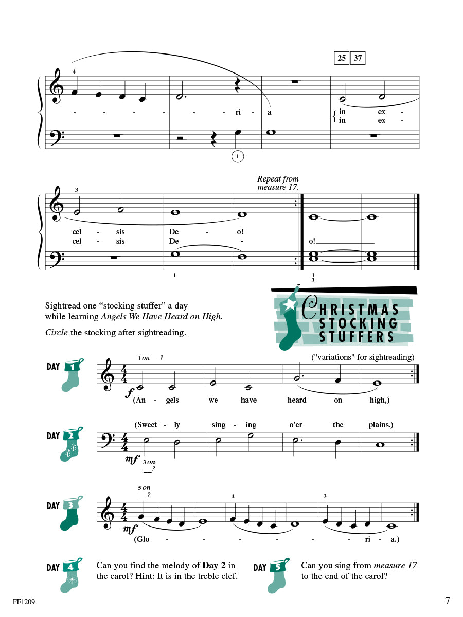 Accelerated Piano Adventures Xmas Book 1