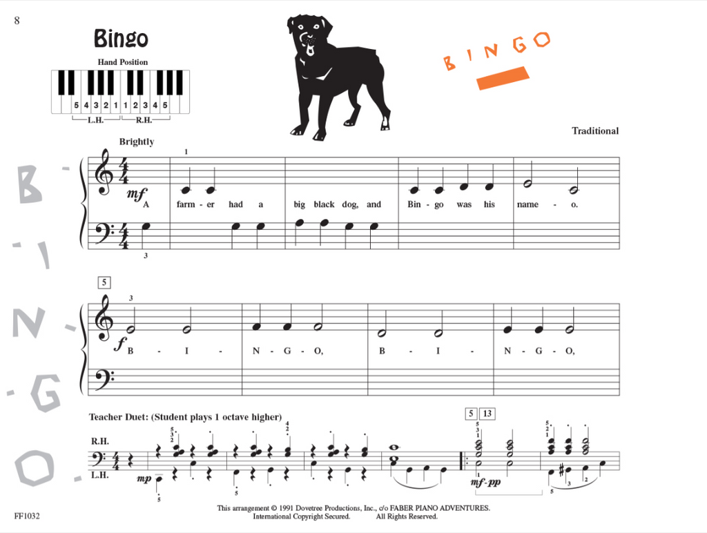 PreTime Piano KIDS' SONGS Primer Level