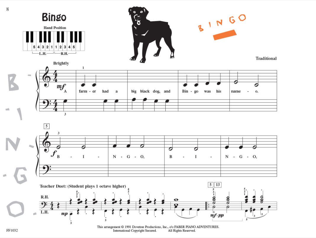 PreTime Piano KIDS' SONGS Primer Level