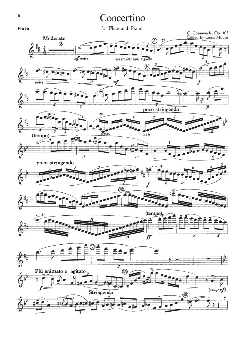 Flute Music by French Composers