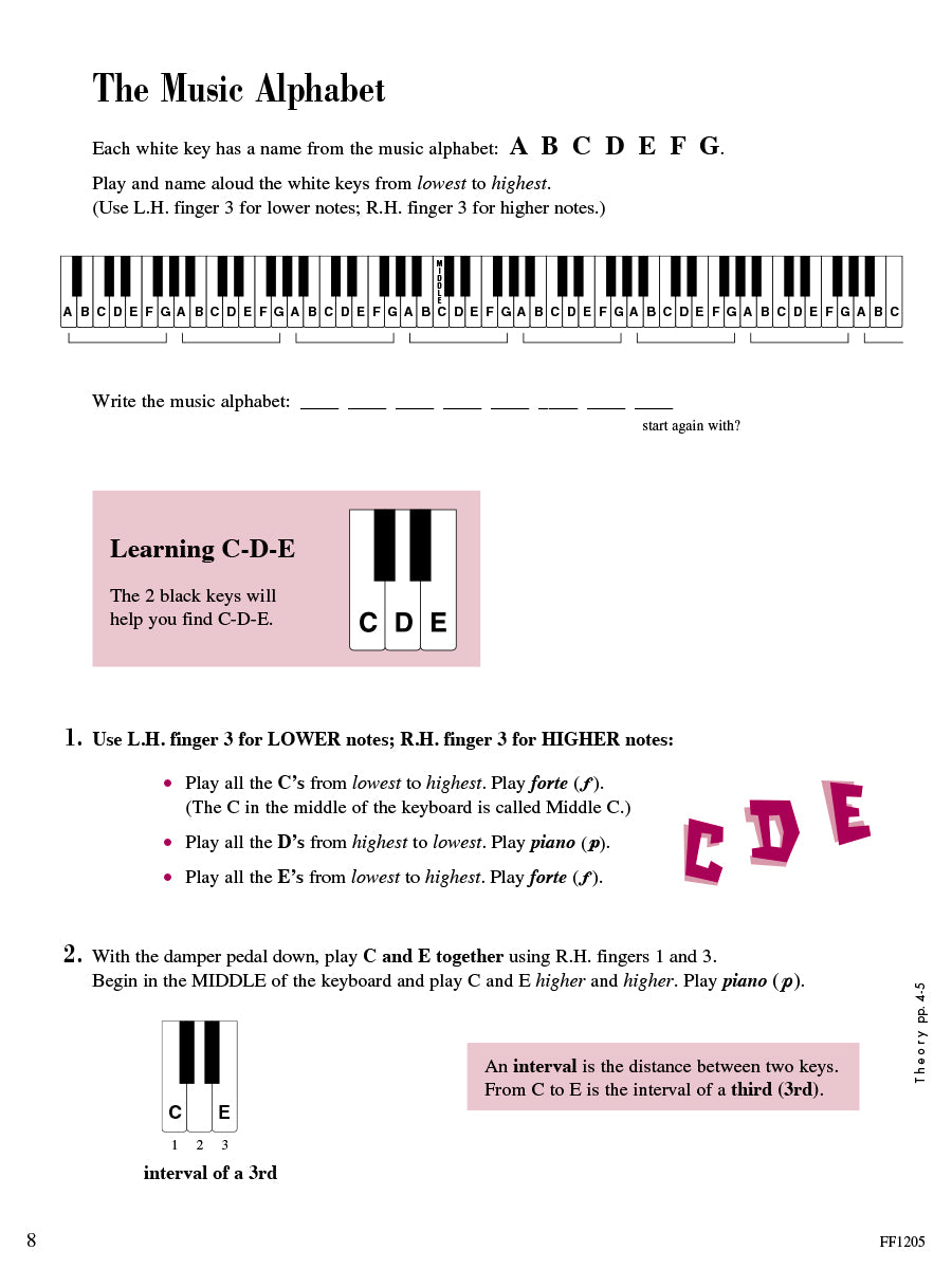 ACCELERATED PIANO ADVENTURES Book 1