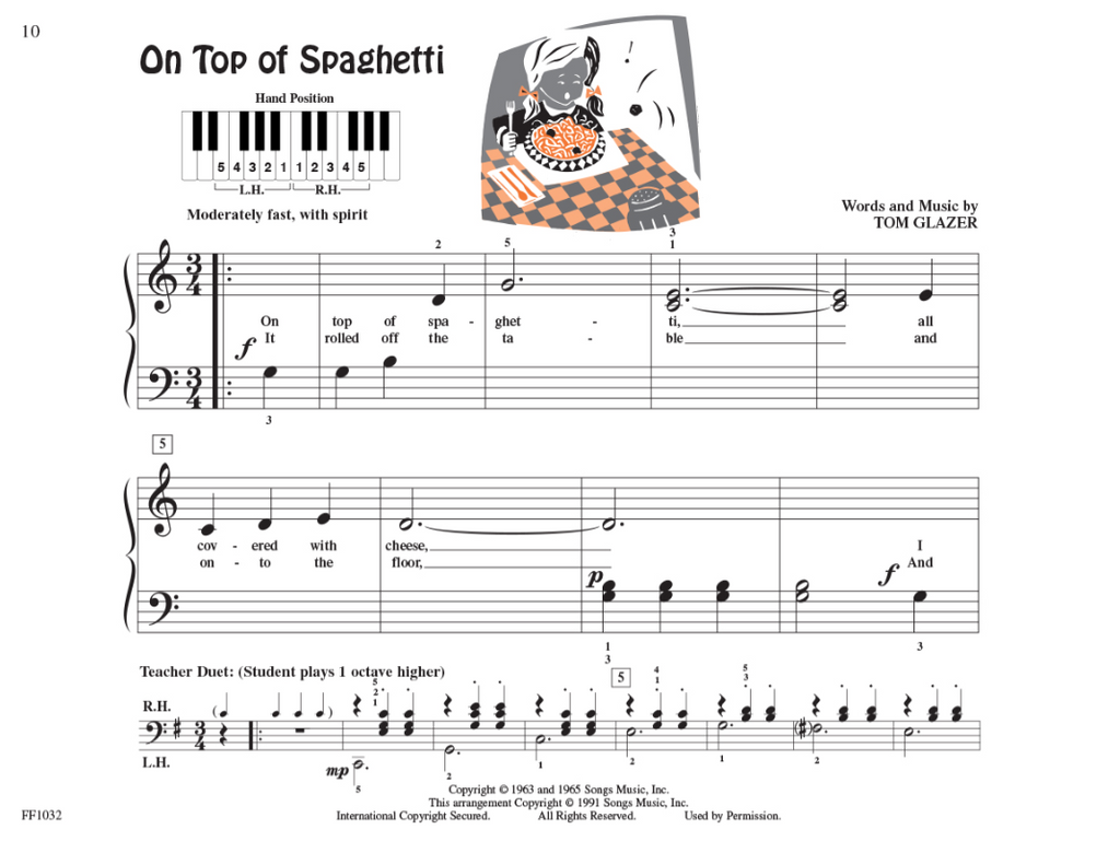 PreTime Piano KIDS' SONGS Primer Level