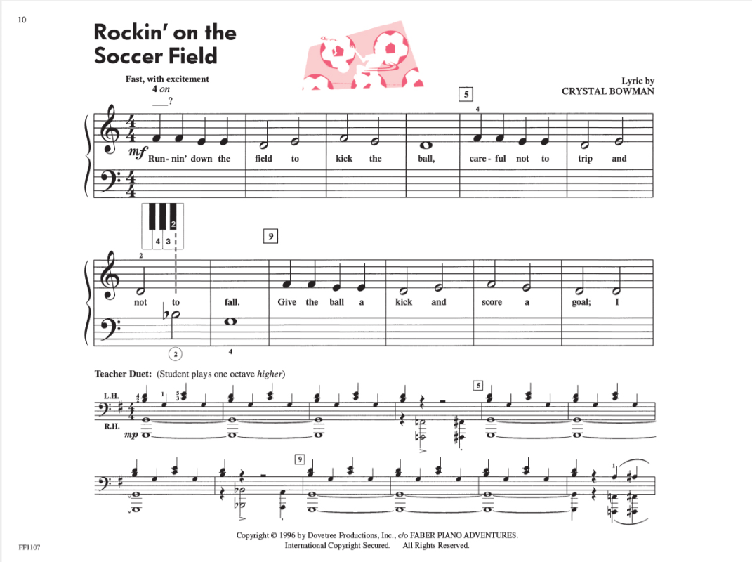 PreTime Piano ROCK 'N ROLL Primer Level