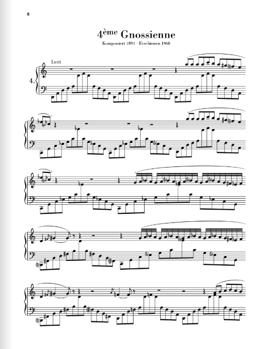 Satie Gnossiennes