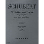 舒伯特【原典版】三首鋼琴作品遺作即興曲