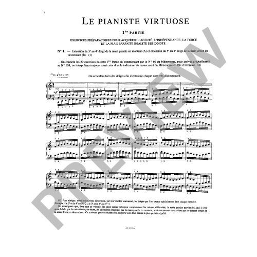 Le Pianiste Virtuose en 60 Exercices