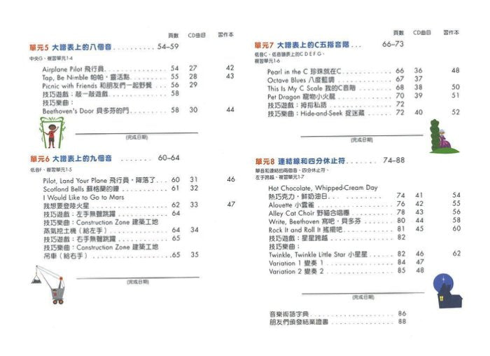 芬貝爾基礎鋼琴教材 預備級 教本B