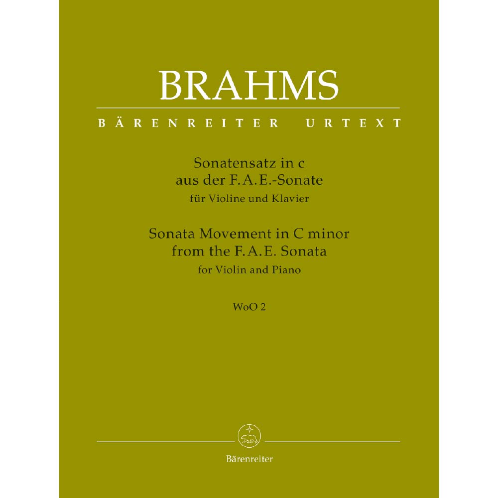 Sonata Movement from the F.A.E. Sonata for Violin and Piano in C minor WoO 2