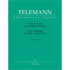 Twelve Fantasias for Flute without Bass TWV 40:2-13