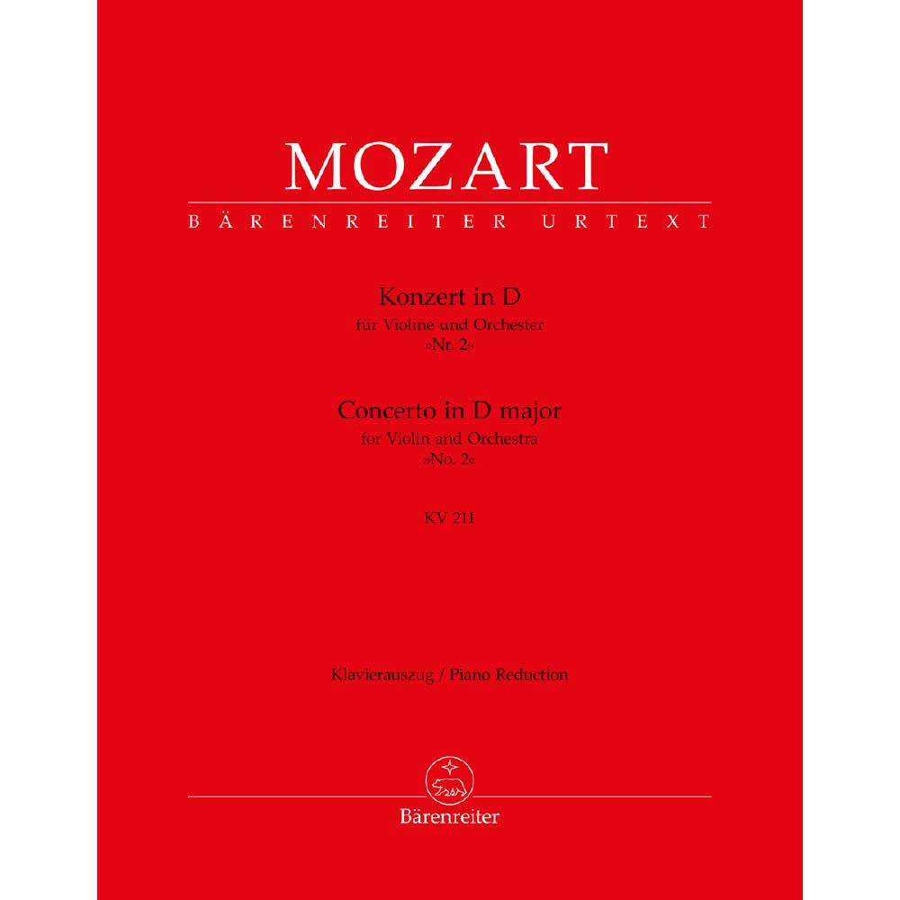 Concerto for Violin and Orchestra no. 2 in D major K. 211