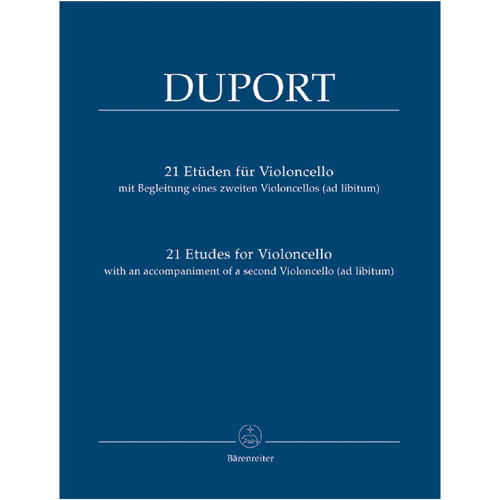 21 Etudes for Violoncello with an Accompaniment of a 2nd Violoncello (ad lib.)