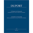 21 Etudes for Violoncello with an Accompaniment of a 2nd Violoncello (ad lib.)