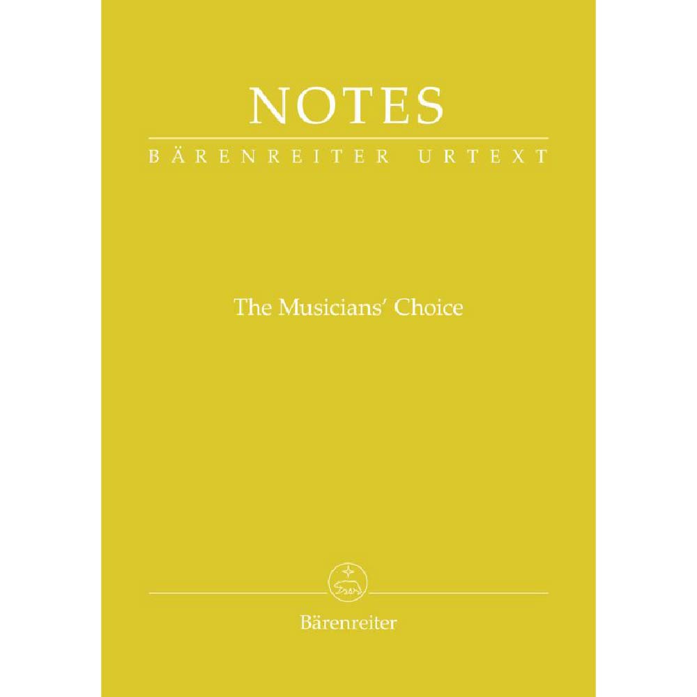 Notes -The Musician's Choice - Bärenreiter notebook with a cover in Ravel Limettengrün