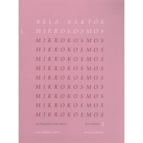 Béla Bartók Mikrokosmos Vol. 1 153 Progressive Piano Pieces