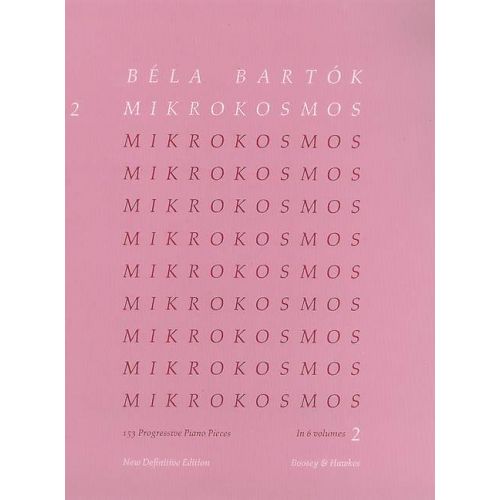 Béla Bartók Mikrokosmos Vol. 2 153 Progressive Piano Pieces